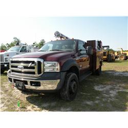 2007 FORD F550 SERVICE TRUCK