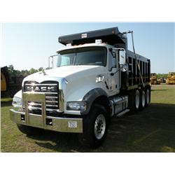 2011 MACK GU713 TRI-AXLE DUMP