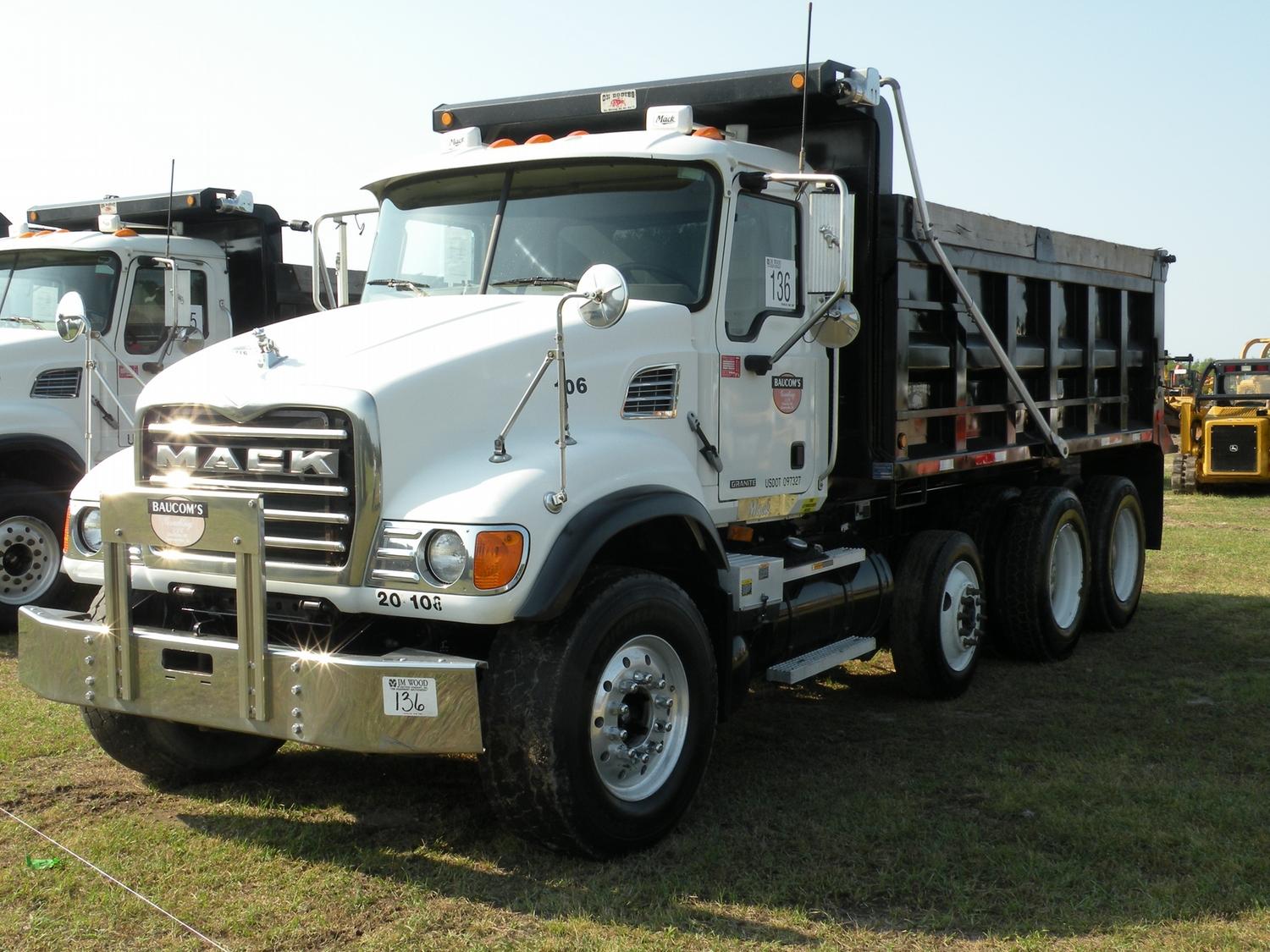 2007 MACK CV713 TRIAXLE DUMP J.M. Wood Auction Company, Inc.