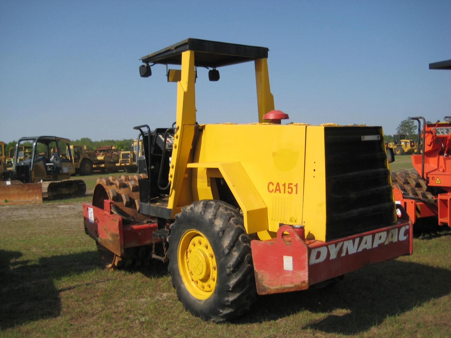 DYNAPAC CA151 VIBRATORY ROLLER - J.M. Wood Auction Company, Inc.