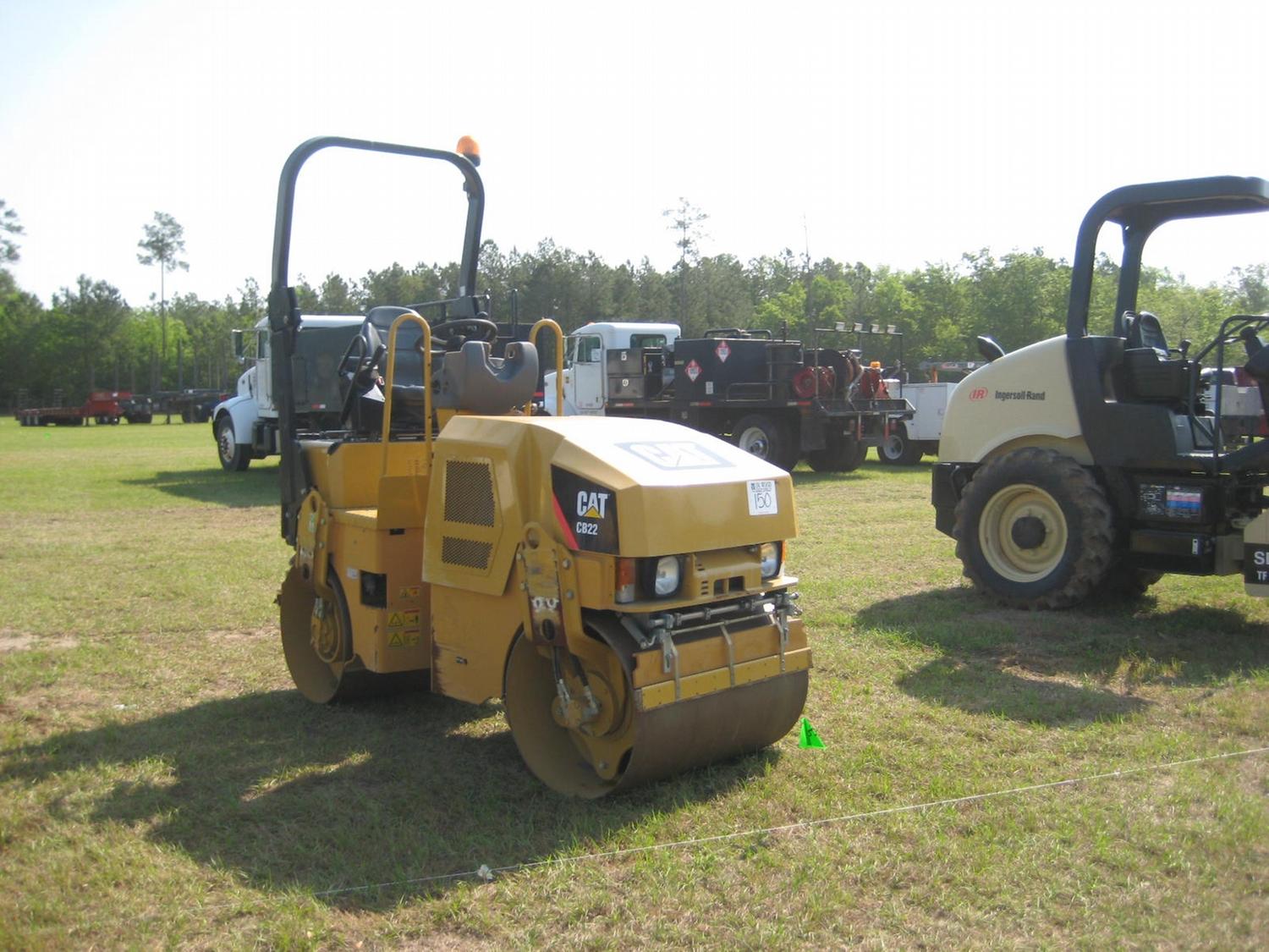 CAT CB22 VIBRATORY ROLLER J M Wood Auction Company Inc CAT CB22 VIBRATORY ROLLER J M Wood Auction Company Inc