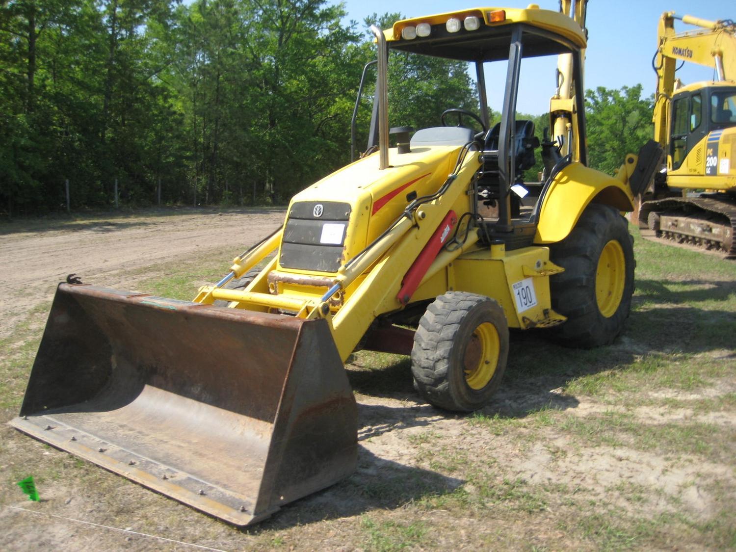 NEW HOLLAND LB75B 4X4 LOADER BACKHOE