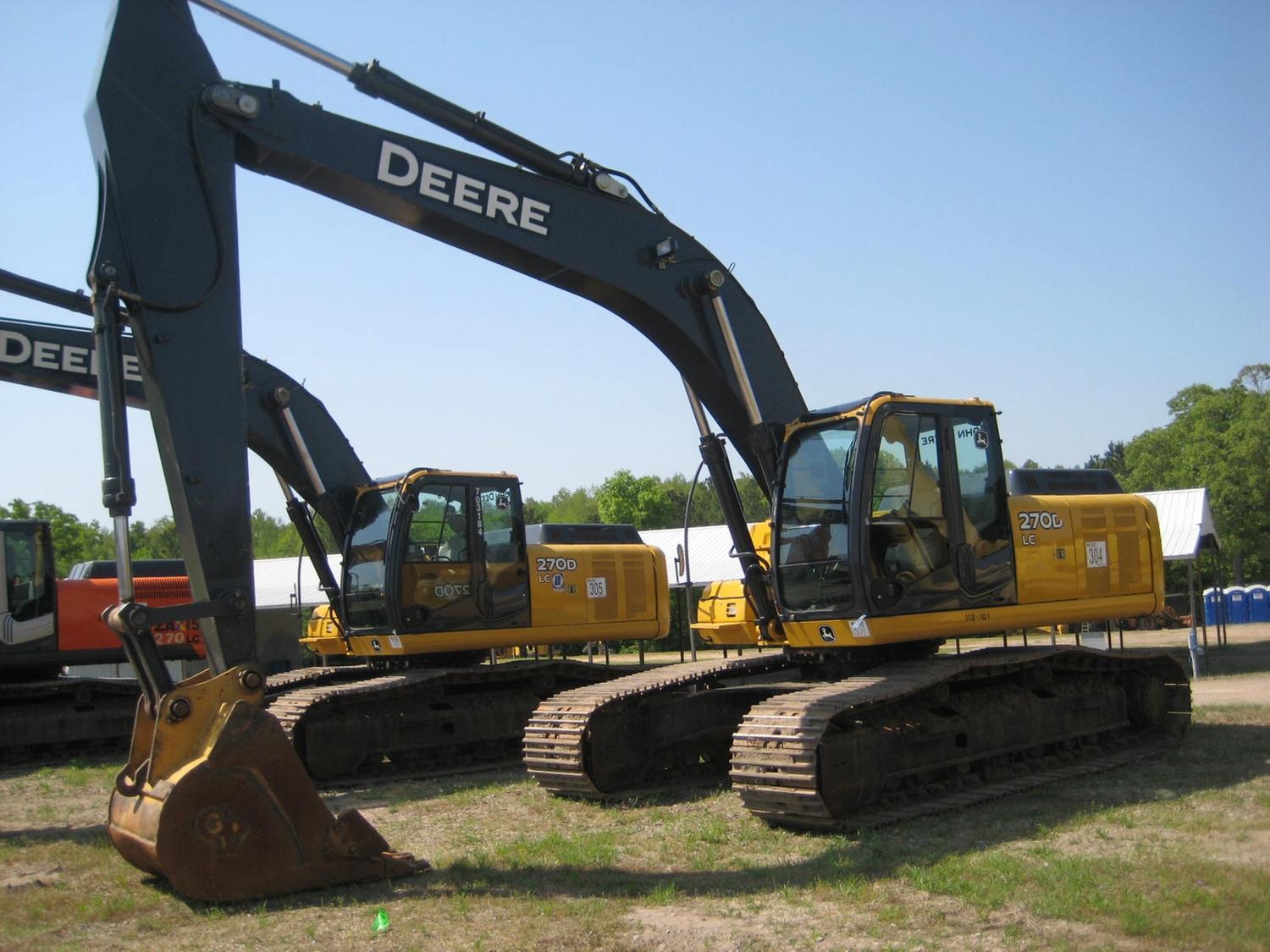 JOHN DEERE 270D LC HYDRAULIC EXCAVATOR - J.M. Wood Auction Company, Inc.
