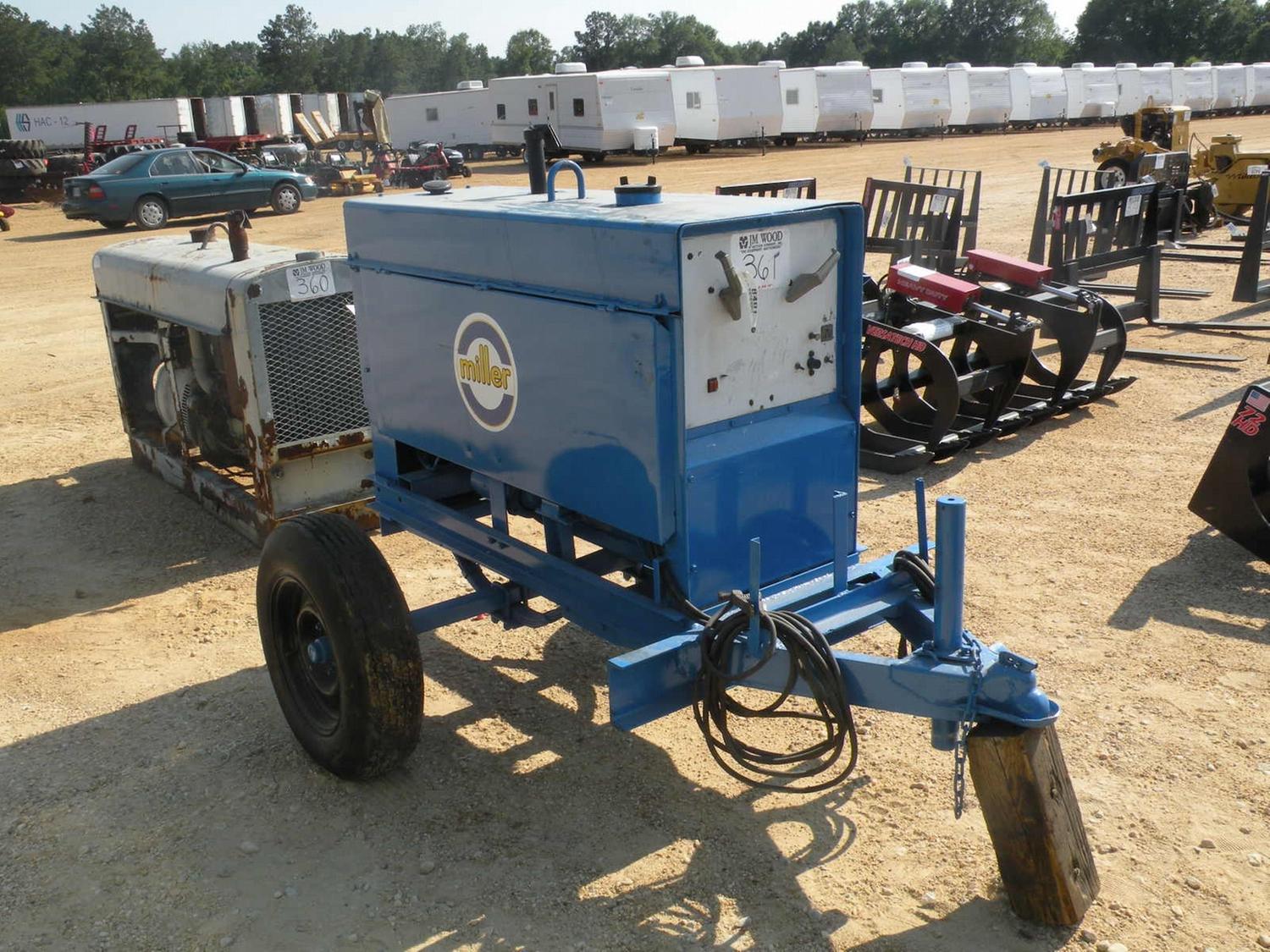 MILLER BIG 20 PORTABLE WELDER J.M. Wood Auction Company, Inc.