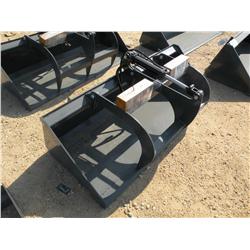66" SMOOTH BUCKET GRAPPLE FOR SKID STEER