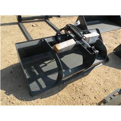 66" SMOOTH BUCKET GRAPPLE FOR SKID STEER