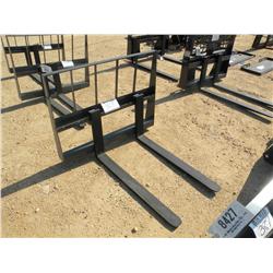 PALLET FORK ATTACHMENT FITS SKID STEER