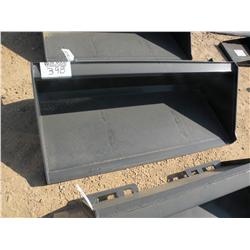66" SMOOTH BUCKET FITS SKID STEER
