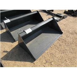 60" SMOOTH BUCKET FITS SKID STEER