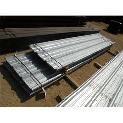 LOT OF 25 (3'X16' GALVALUME SHEETS) (26G R-PA