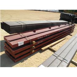 PREFAB METAL BUILDING (ALL RED IRON) 40'X60'X14' (4) 12"x40'-14# I-BEAM TRUST W/BRACKETS FOR PURLINS