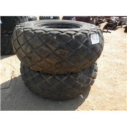 (1) LOT 2 24.5-25 TIRES