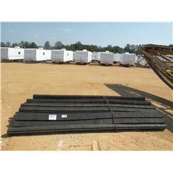 (1) LOT 12' RUBBER TIMBERS