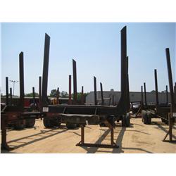 SHOPBUILT T/A 4 BOLSTER LOG TRAILER