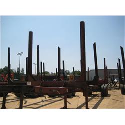 SHOPBUILT T/A 4 BOLSTER LOG TRAILER