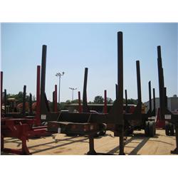 1982 NABORS 4 BOLSTER LOG TRAILER