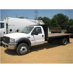 2006 FORD F550 S/A FLATBED
