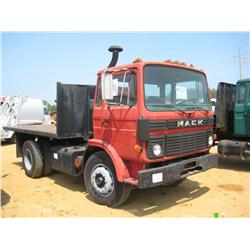1987 MACK MS250P SA/ FLATBED DUMP