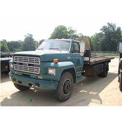 1986 FORD F800 S/A ROLLBACK