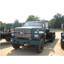 1986 FORD T/A ROLLBACK TRUCK