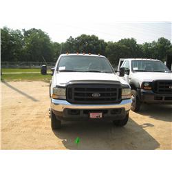 2002 FORD F550 CAB & CHASSIS