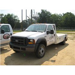 2006 FORD F550 S/A FLATBED