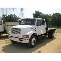 1995 INTERNATIONAL 4700 CREWCAB FLATBED DUMP