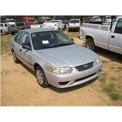 2002 TOYOTA COROLLA 4 DOOR SEDAN