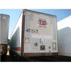 1985 BRAE 45' VAN TRAILER