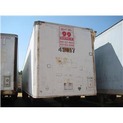 1984 MILLER VAN TRAILER