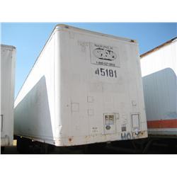 1985 BUDD 45' VAN TRAILER