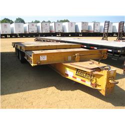 TRAILBOSS DUAL TANDEM TILT TRAILER S/N 4Z0TP252X31000954