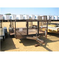 SHOPBUILT 16' T/A TAG TRAILER (BILL OF SALE ONLY) 1375 ____ SHOPBUILT 16' T'A TAG TRAILER