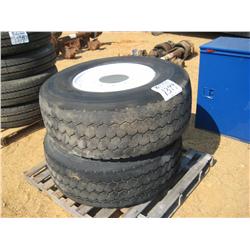 (1) LOT 2 425/65R22.5 TIRES & WHEELS