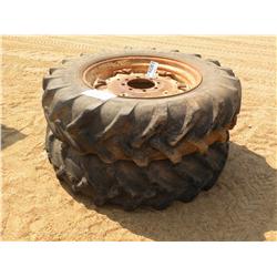 (1) lot 2 14.8-30 TIRES & WHEELS