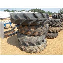 (1) LOT 4 TRACTOR TIRES