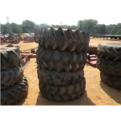 (1) LOT 4 TRACTOR TIRES