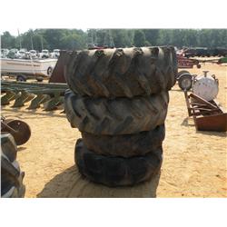 (1) LOT 4 TRACTOR TIRES