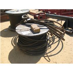 (1) LOT 2 ROLLS STEEL CABLE