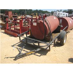 FUEL TANK W/ PUMP MOUNTED ON 8' S/A TRAILER