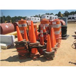 (1) LOT CONSTRUCTION CONES & BARRELS
