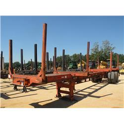 1969 ALABAMA 4 BOLSTER LOG TRAILER