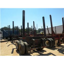 1972 FELTS 4 BOLSTER LOG TRAILER