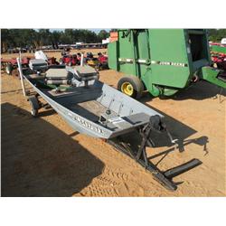 ALUMACRAFT 15' ALUMINUM BOAT