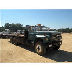 1986 FORD T/A ROLLBACK TRUCK
