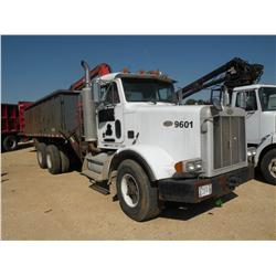 1996 PETERBUILT 357 T/A TRASH TRUCK W/GRAPPLE
