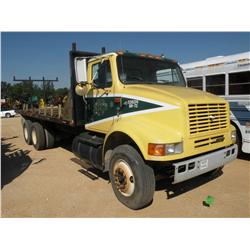 1998 INTERNATIONAL 8100 T/A FLATBED TRUCK
