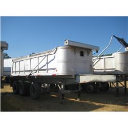 1993 HARDEE 22' TRI-AXLE DUMP TRAILER