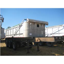 1993 HARDEE 24' TRI-AXLE DUMP TRAILER