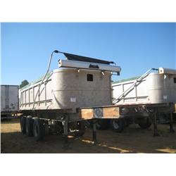 1993 HARDEE 22' TRI-AXLE DUMP TRAILER